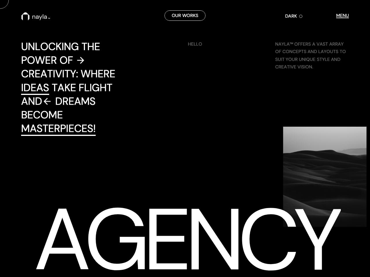 Creative Agency (Dark)